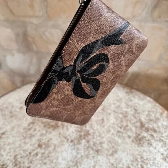 COACH Jamie  Bow Print CZ769 Camera Bag In Signature Canvas /Wristlet Option NWT - Picture 14 of 16